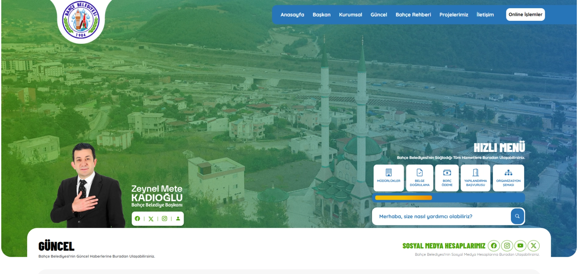 Osmaniye ili  / Bahçe Bel...